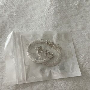 Chic Silver Mesh Bracelet